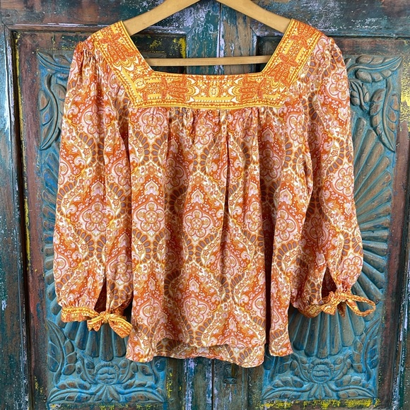 Boho flowy blouse by Rachel Zoe - Picture 4 of 5